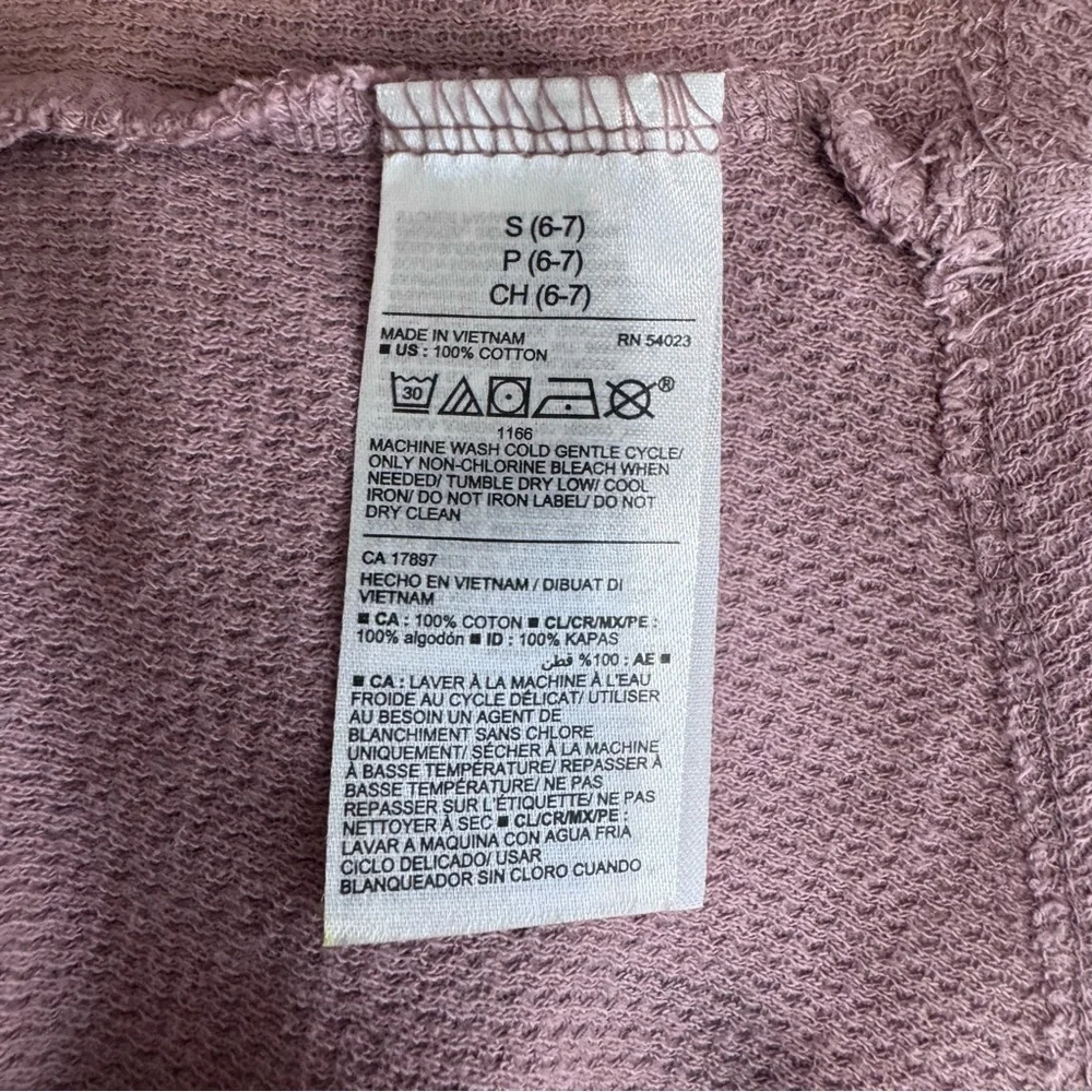 Old Navy Girl’s Polka Dot Long Sleeve Thermal Top